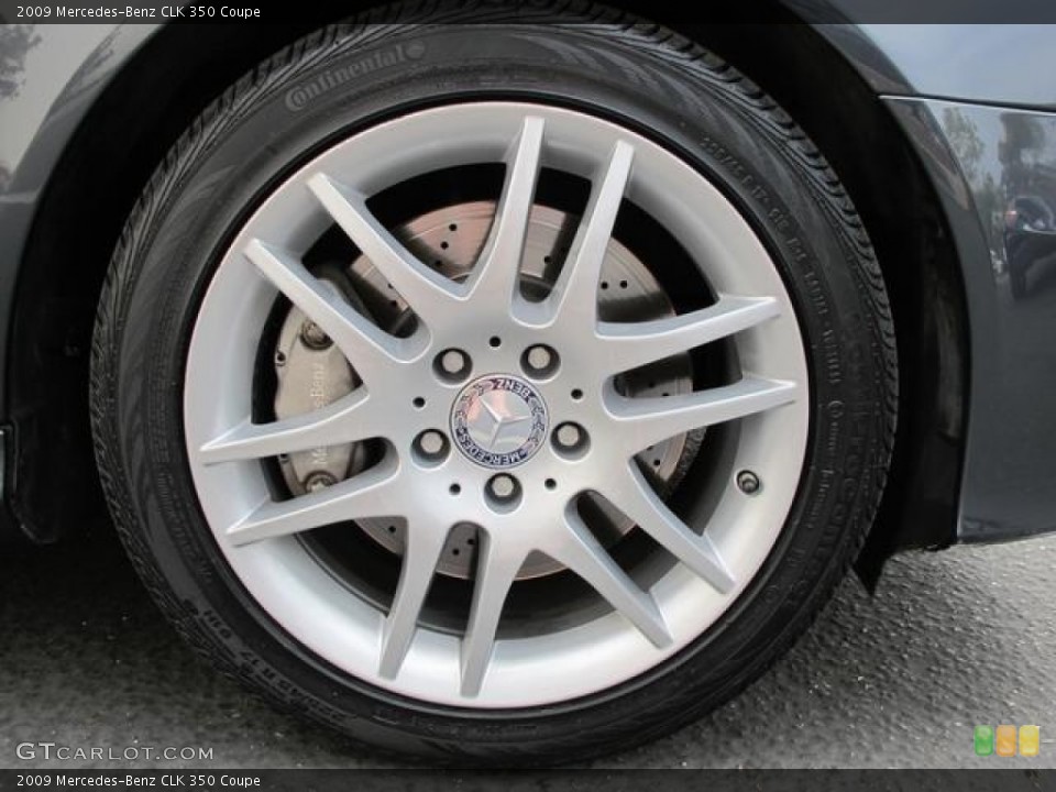 2009 Mercedes-Benz CLK 350 Coupe Wheel and Tire Photo #70554541