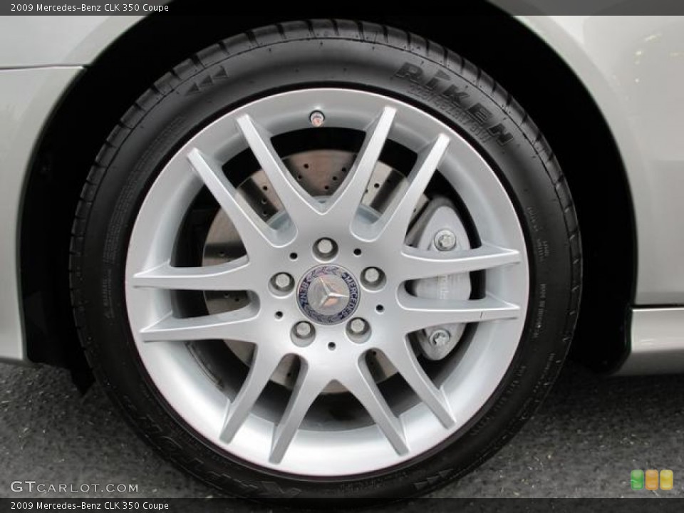2009 Mercedes-Benz CLK 350 Coupe Wheel and Tire Photo #70554844