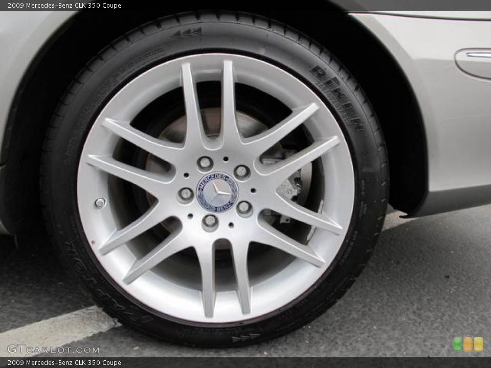 2009 Mercedes-Benz CLK 350 Coupe Wheel and Tire Photo #70554854