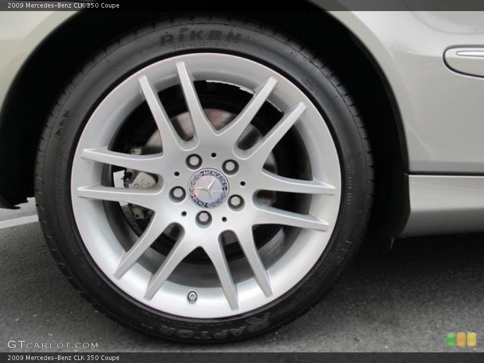 2009 Mercedes-Benz CLK 350 Coupe Wheel and Tire Photo #70554862
