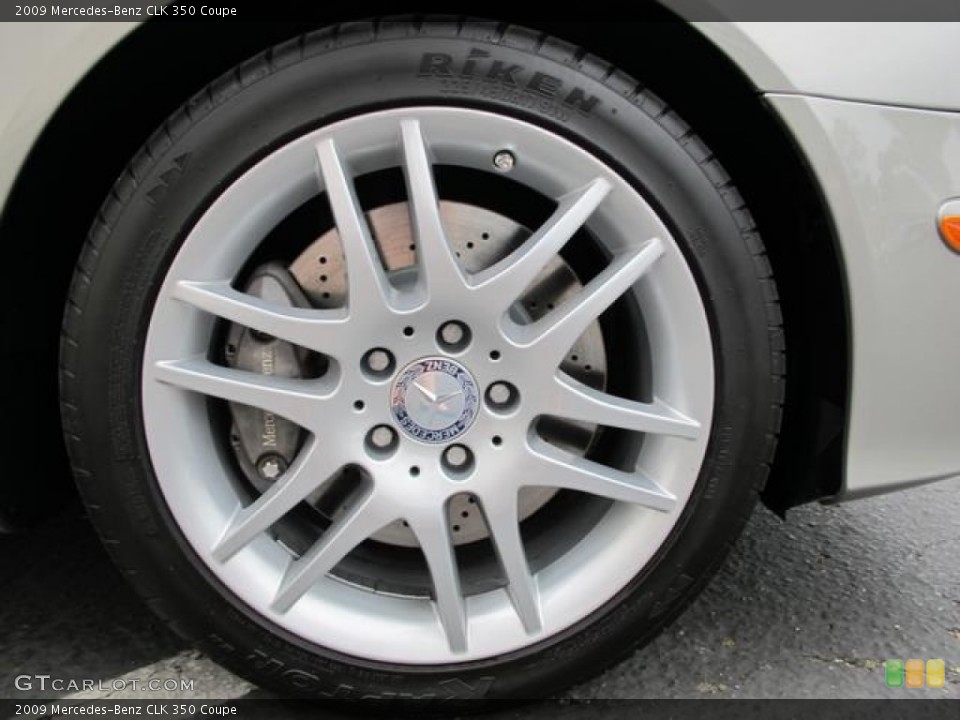 2009 Mercedes-Benz CLK 350 Coupe Wheel and Tire Photo #70554873