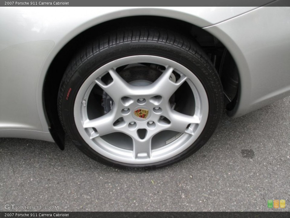 2007 Porsche 911 Carrera Cabriolet Wheel and Tire Photo #70556119