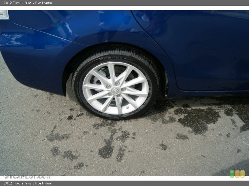 2012 Toyota Prius v Five Hybrid Wheel and Tire Photo #70558243