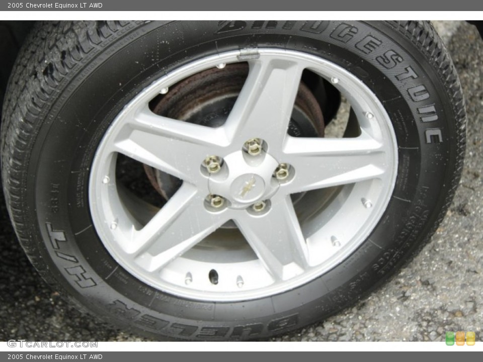2005 Chevrolet Equinox LT AWD Wheel and Tire Photo #70558492
