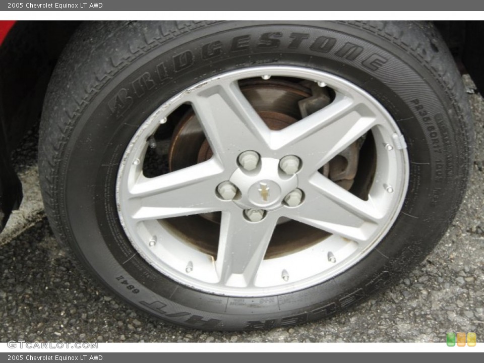 2005 Chevrolet Equinox LT AWD Wheel and Tire Photo #70558522