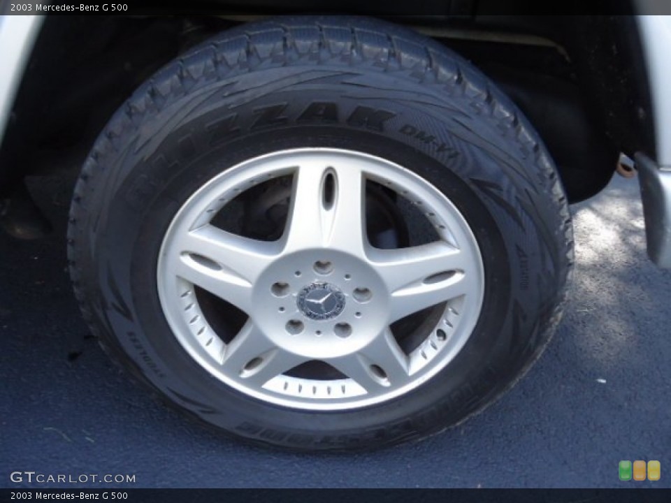 2003 Mercedes-Benz G 500 Wheel and Tire Photo #70560361