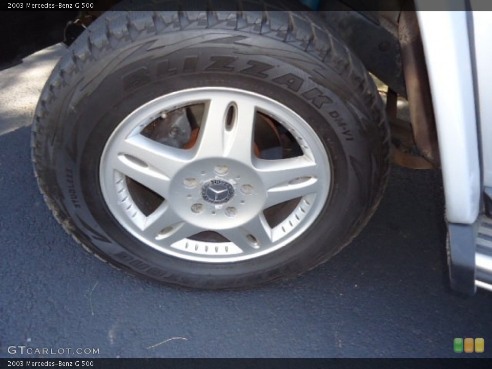 2003 Mercedes-Benz G 500 Wheel and Tire Photo #70560364
