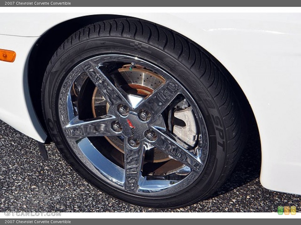 2007 Chevrolet Corvette Convertible Wheel and Tire Photo #70562287