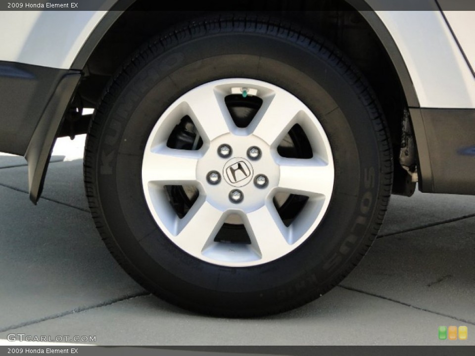 2009 Honda Element EX Wheel and Tire Photo #70565668