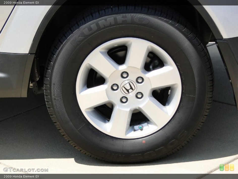 2009 Honda Element EX Wheel and Tire Photo #70565679