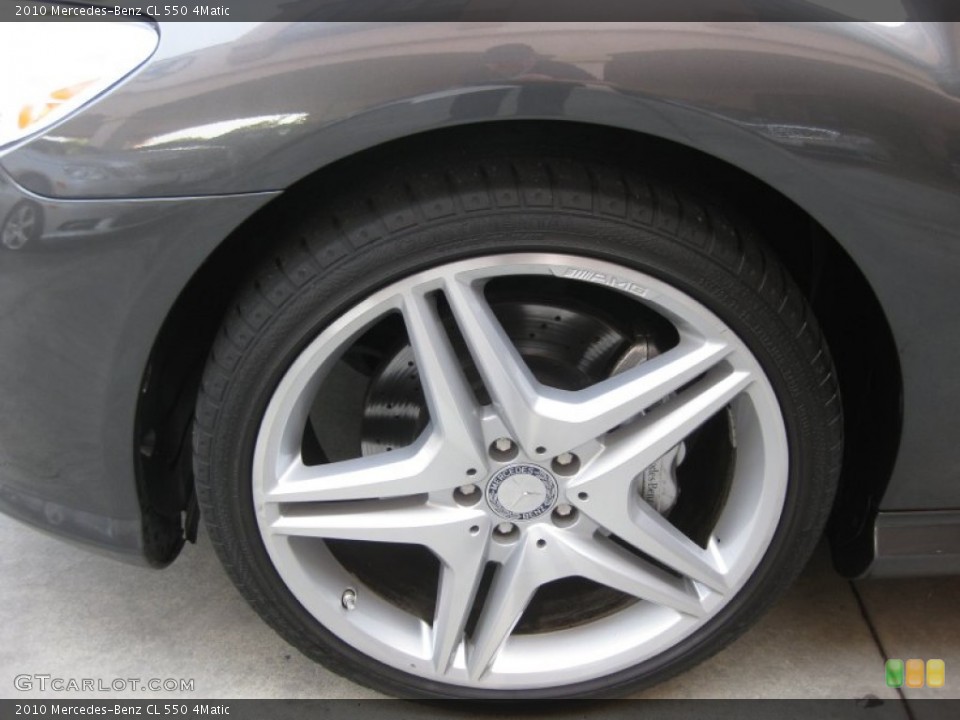 2010 Mercedes-Benz CL 550 4Matic Wheel and Tire Photo #70578300