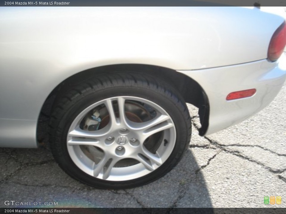 2004 Mazda MX-5 Miata LS Roadster Wheel and Tire Photo #70579116