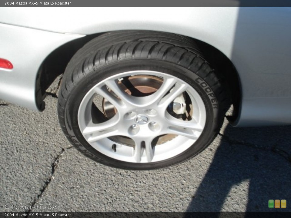 2004 Mazda MX-5 Miata LS Roadster Wheel and Tire Photo #70579122