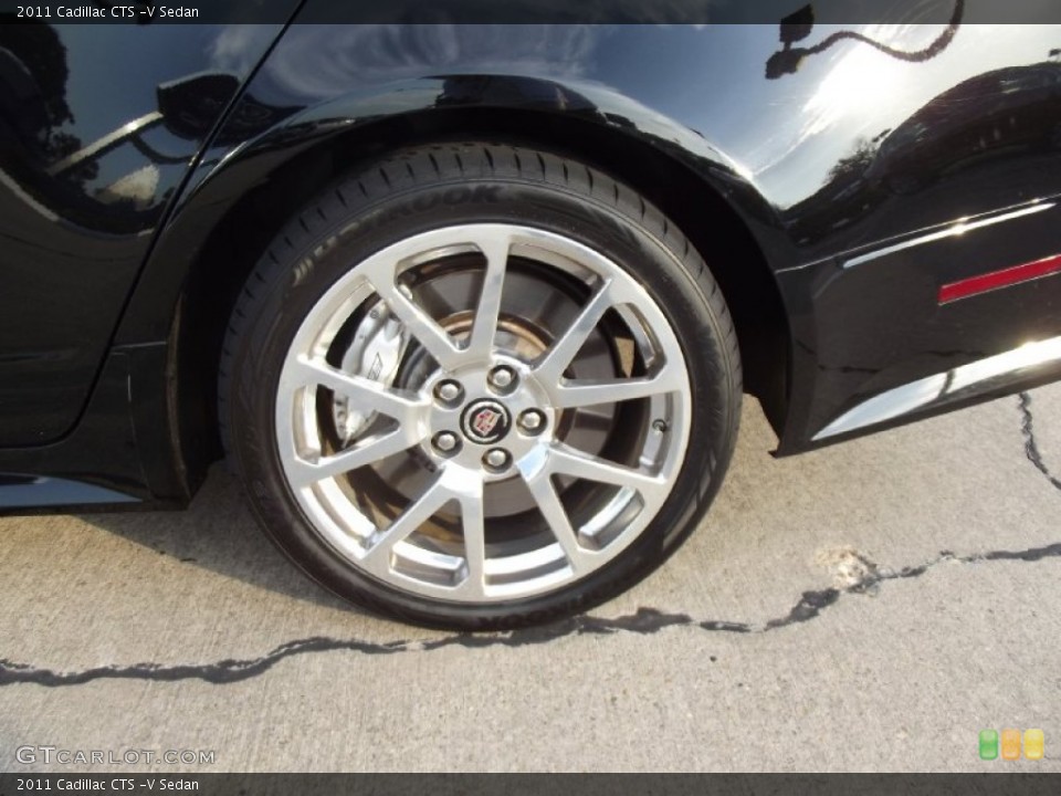 2011 Cadillac CTS -V Sedan Wheel and Tire Photo #70579236