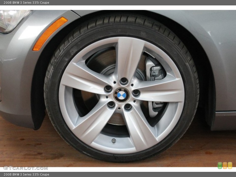 2008 BMW 3 Series 335i Coupe Wheel and Tire Photo #70579434