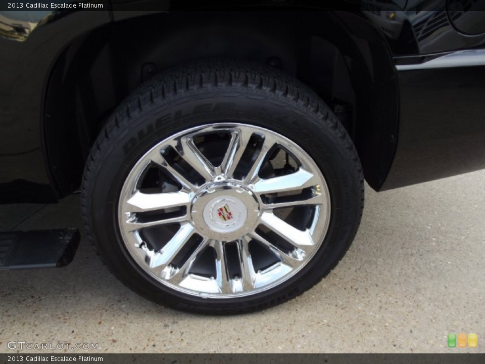 2013 Cadillac Escalade Platinum Wheel and Tire Photo #70579658