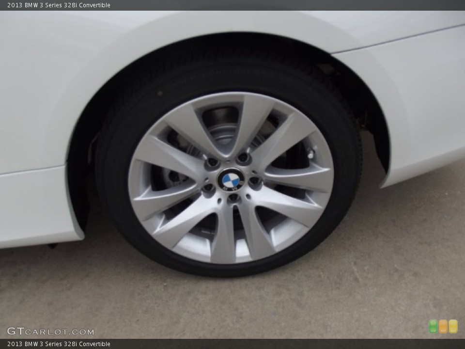2013 BMW 3 Series 328i Convertible Wheel and Tire Photo #70581594