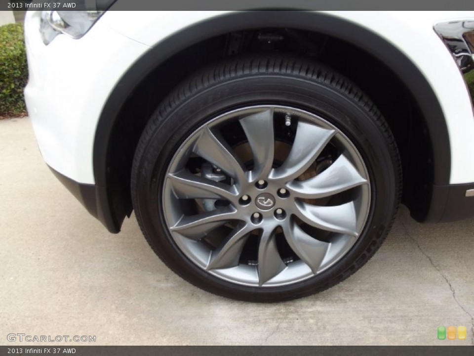 2013 Infiniti FX 37 AWD Wheel and Tire Photo #70583094