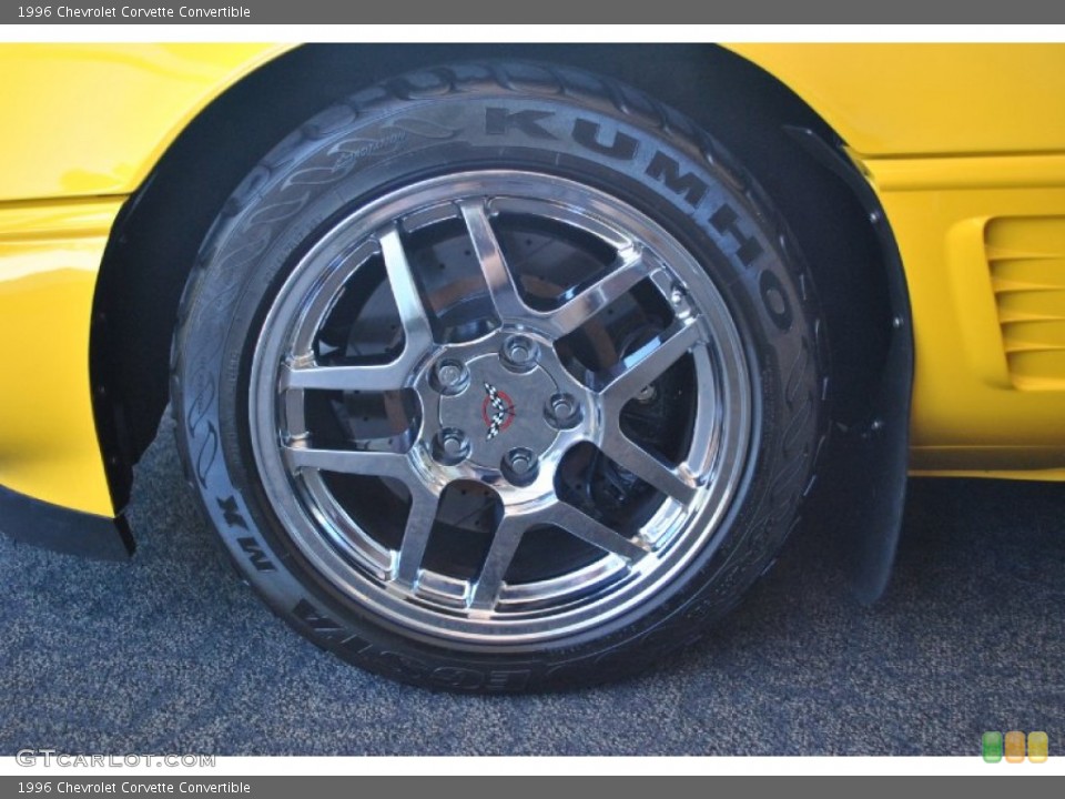 1996 Chevrolet Corvette Convertible Wheel and Tire Photo #70584378