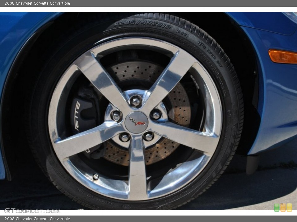 2008 Chevrolet Corvette Convertible Wheel and Tire Photo #70584795