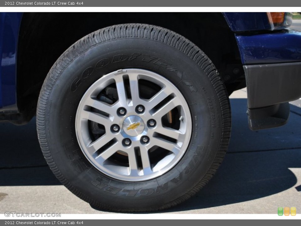 2012 Chevrolet Colorado LT Crew Cab 4x4 Wheel and Tire Photo #70585230