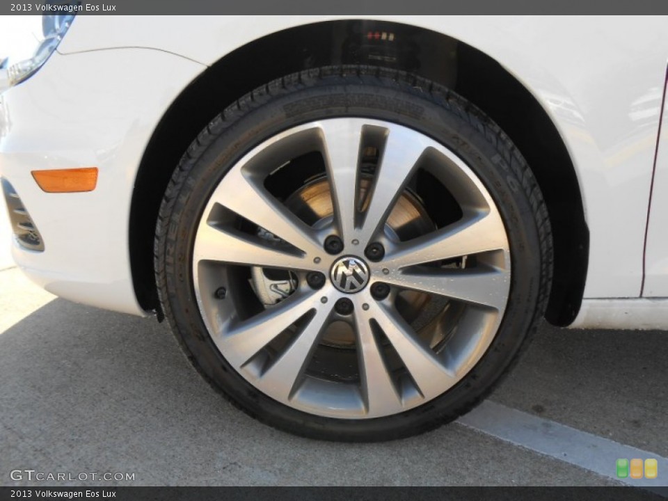 2013 Volkswagen Eos Lux Wheel and Tire Photo #70586157