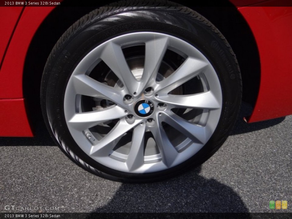 2013 BMW 3 Series 328i Sedan Wheel and Tire Photo #70586523