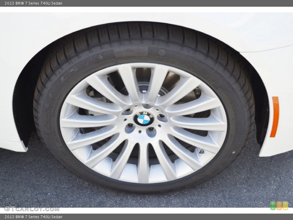 2013 BMW 7 Series 740Li Sedan Wheel and Tire Photo #70591620