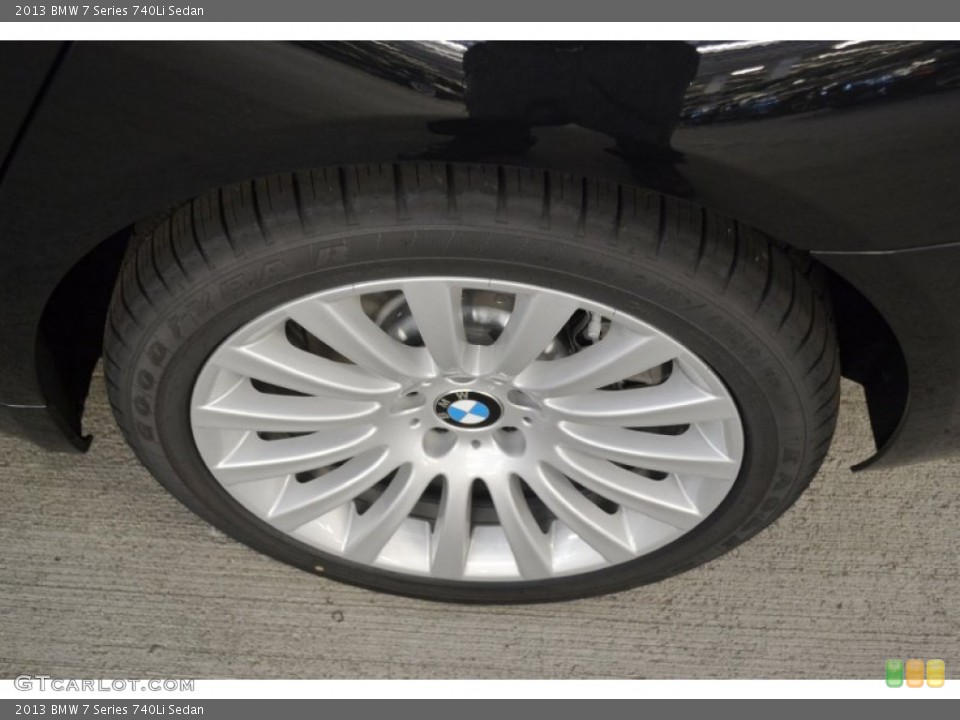 2013 BMW 7 Series 740Li Sedan Wheel and Tire Photo #70591731