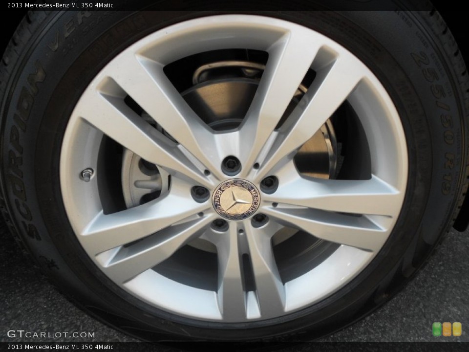 2013 Mercedes-Benz ML 350 4Matic Wheel and Tire Photo #70593342