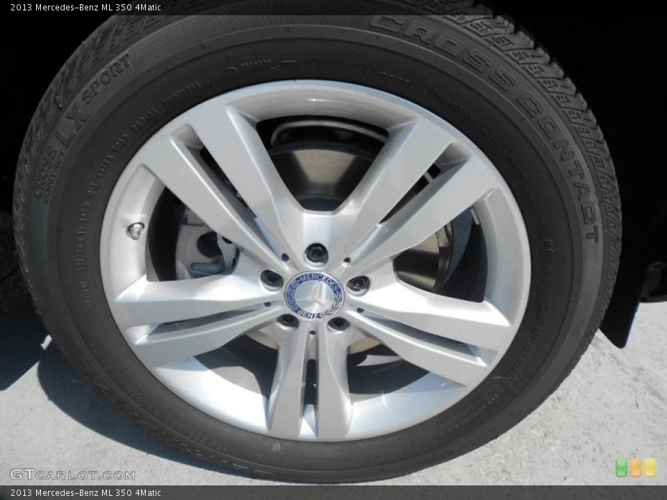 2013 Mercedes-Benz ML 350 4Matic Wheel and Tire Photo #70593459
