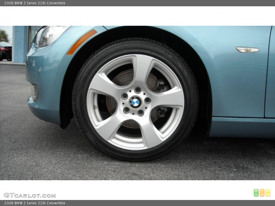 2008 BMW 3 Series 328i Convertible Wheel and Tire Photo #70593585