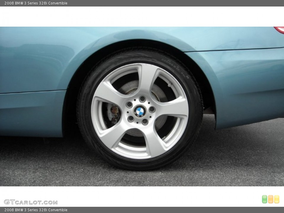 2008 BMW 3 Series 328i Convertible Wheel and Tire Photo #70593594