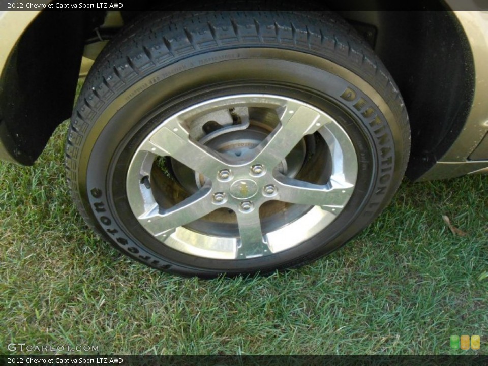2012 Chevrolet Captiva Sport LTZ AWD Wheel and Tire Photo #70594320