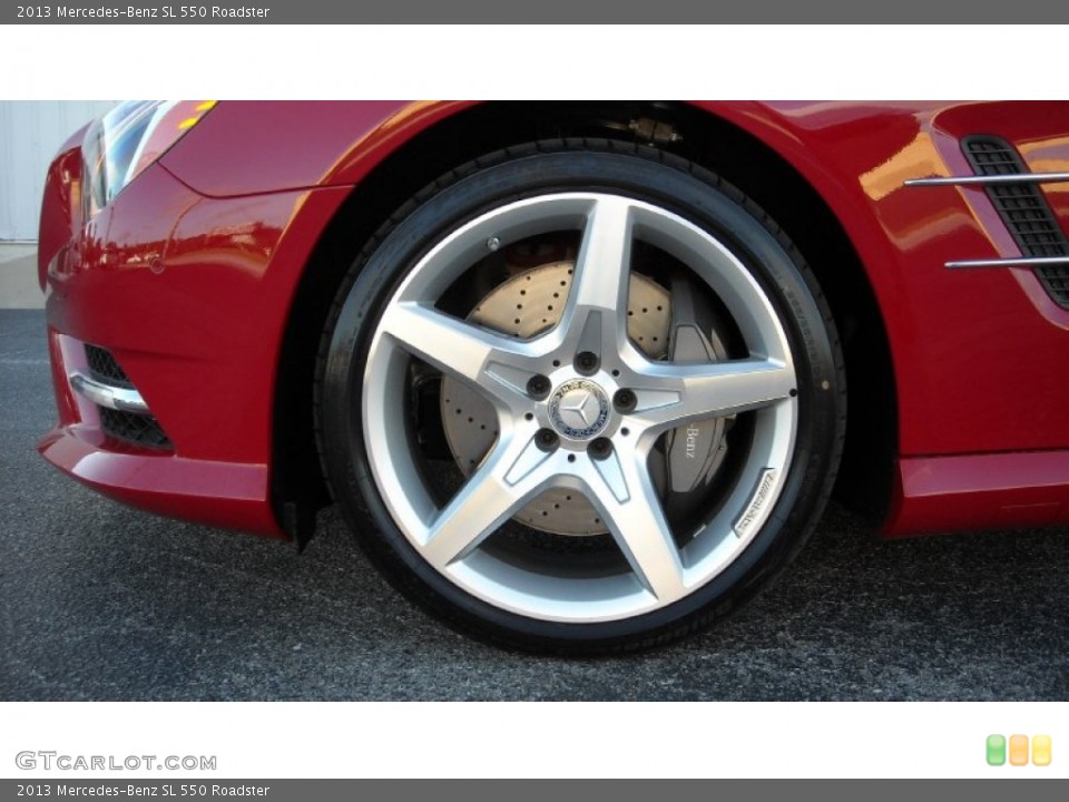 2013 Mercedes-Benz SL 550 Roadster Wheel and Tire Photo #70594605