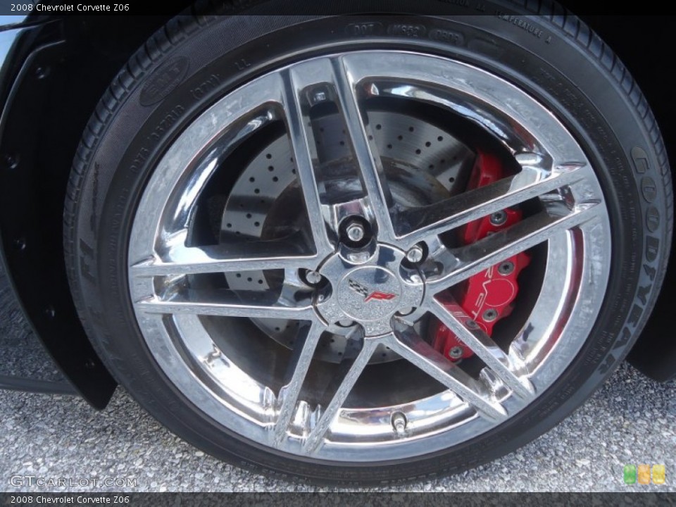 2008 Chevrolet Corvette Z06 Wheel and Tire Photo #70607916