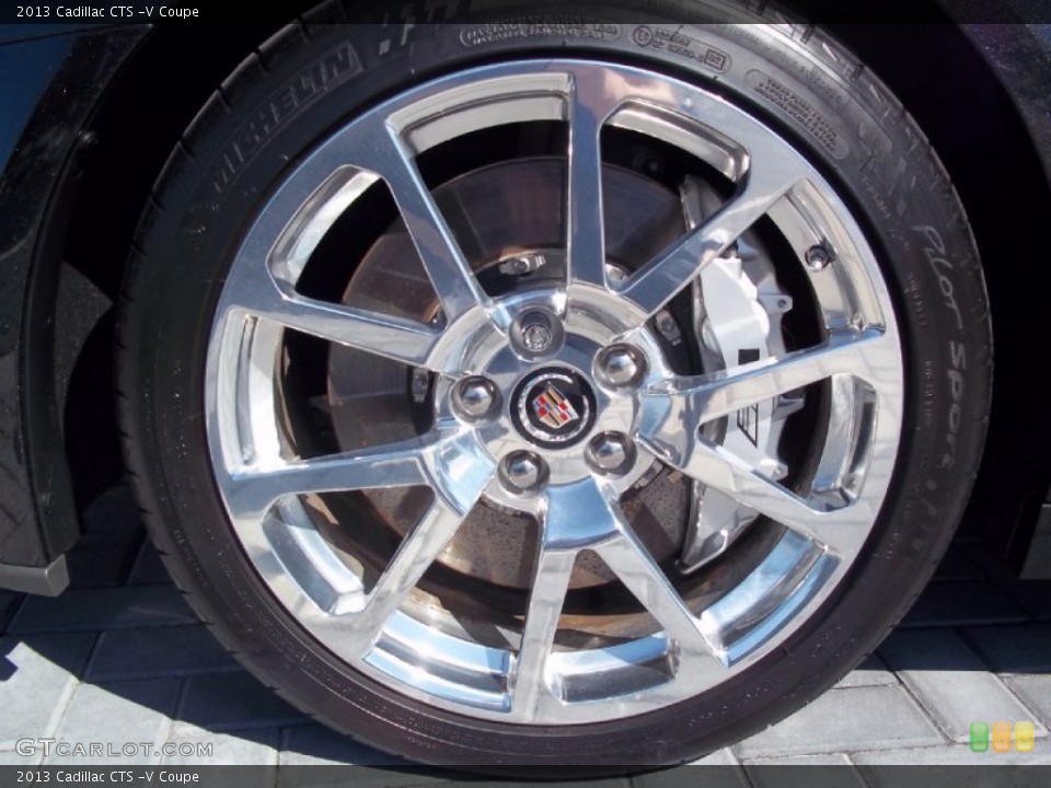 2013 Cadillac CTS -V Coupe Wheel and Tire Photo #70609485