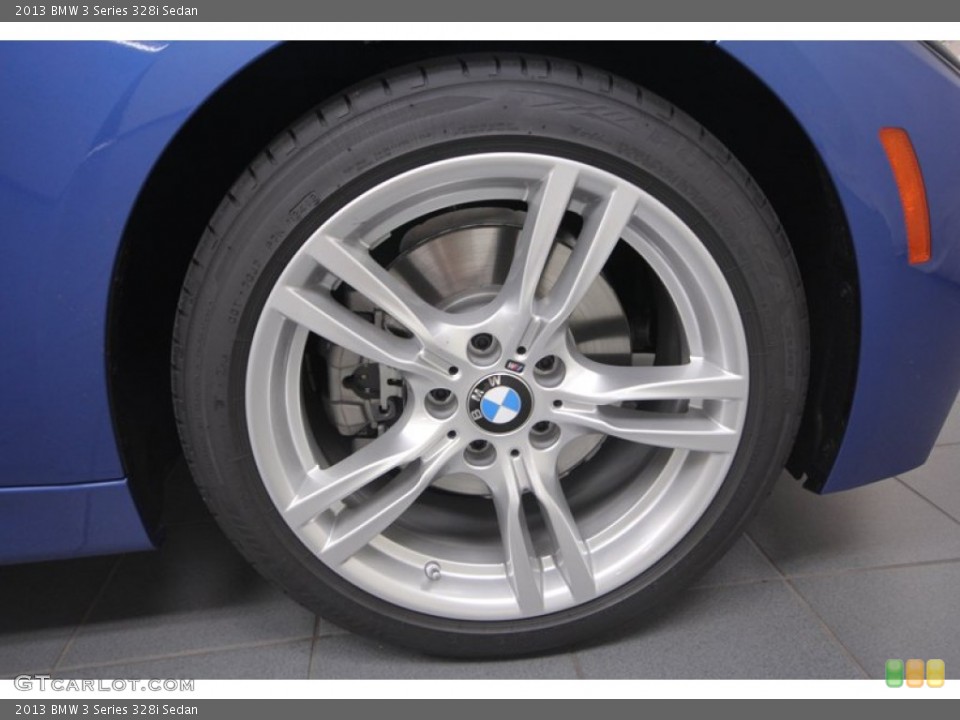 2013 BMW 3 Series 328i Sedan Wheel and Tire Photo #70631317