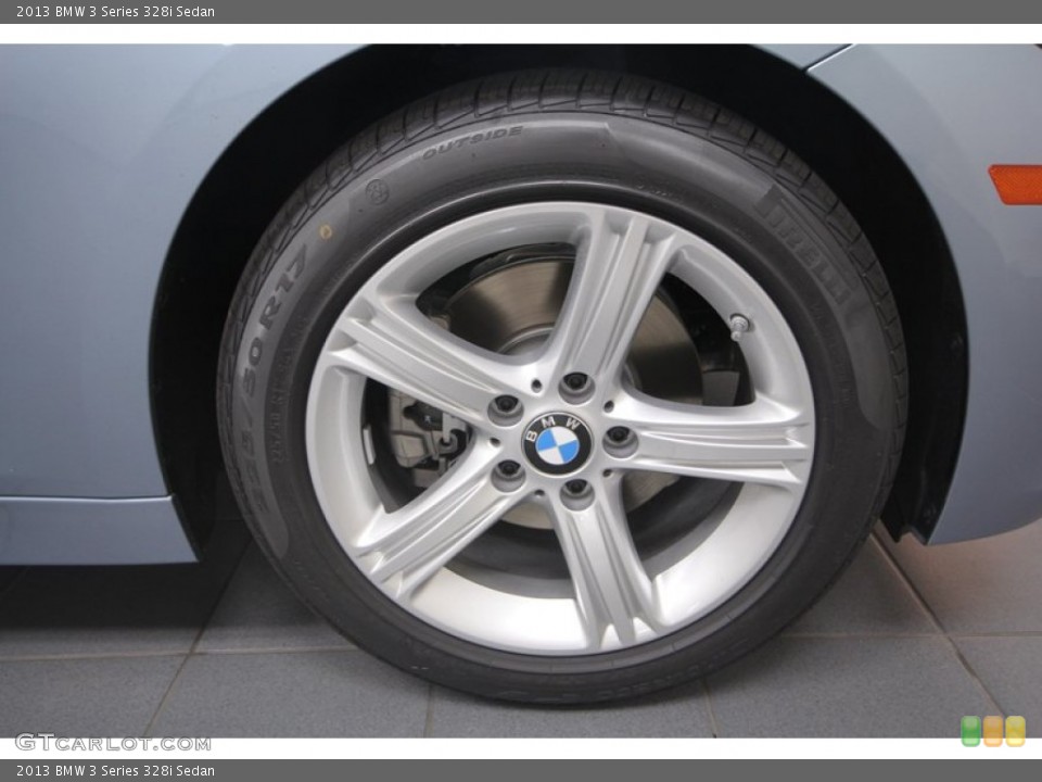 2013 BMW 3 Series 328i Sedan Wheel and Tire Photo #70633228