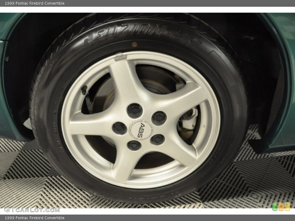 1999 Pontiac Firebird Convertible Wheel and Tire Photo #70633814