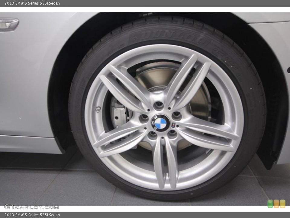 2013 BMW 5 Series 535i Sedan Wheel and Tire Photo #70634383