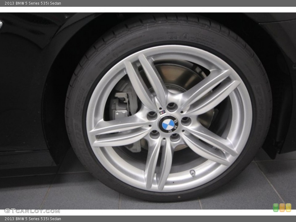 2013 BMW 5 Series 535i Sedan Wheel and Tire Photo #70634661
