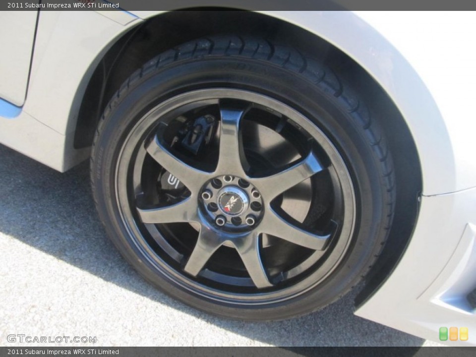 2011 Subaru Impreza WRX STi Limited Wheel and Tire Photo #70636933
