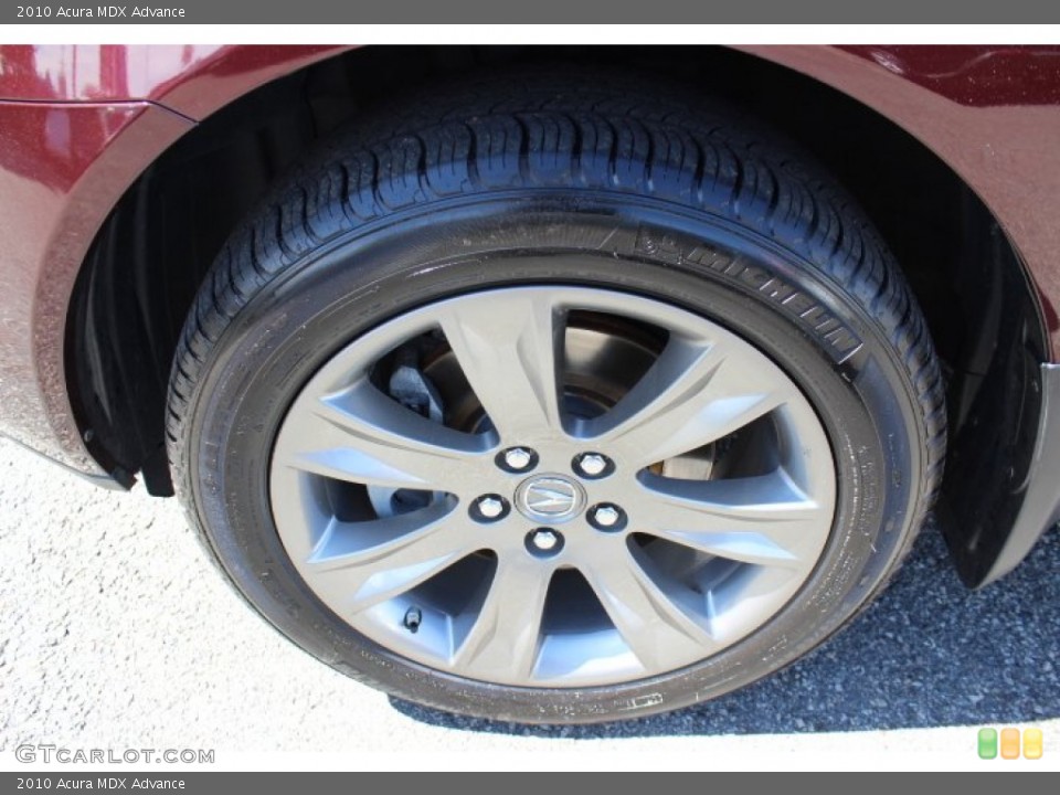 2010 Acura MDX Advance Wheel and Tire Photo #70649929