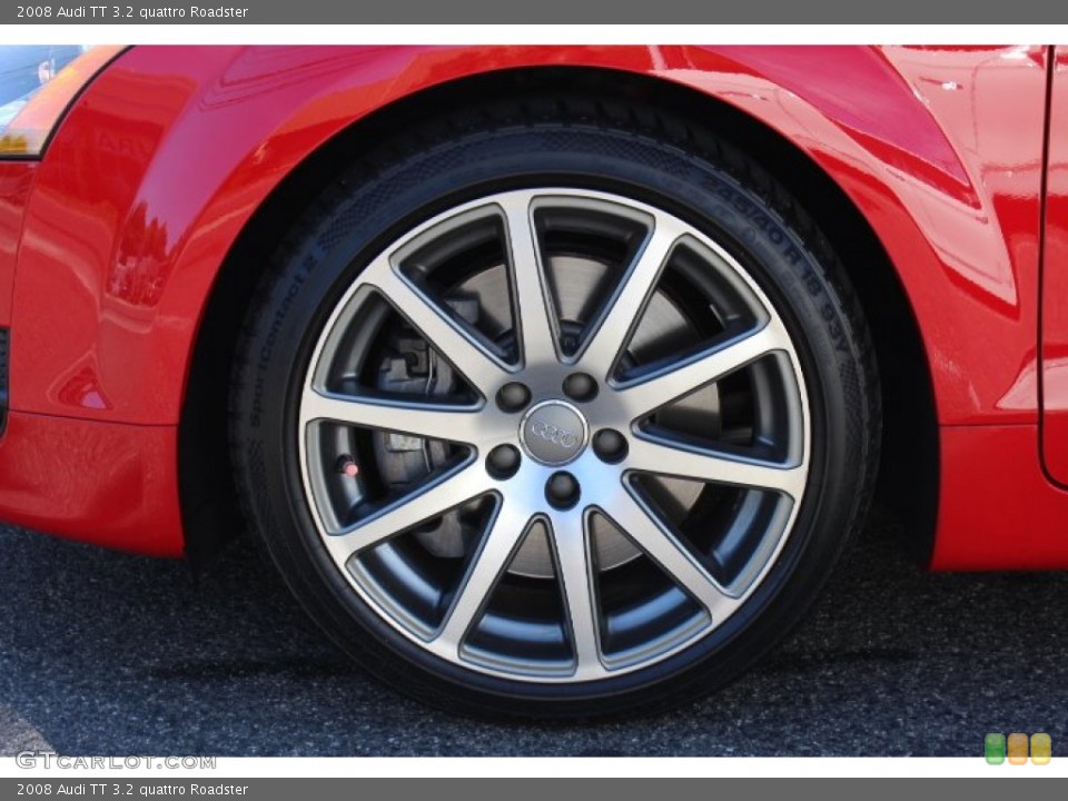 2008 Audi TT 3.2 quattro Roadster Wheel and Tire Photo #70653223