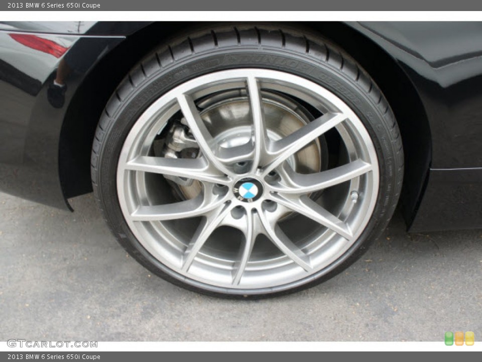 2013 BMW 6 Series 650i Coupe Wheel and Tire Photo #70653496