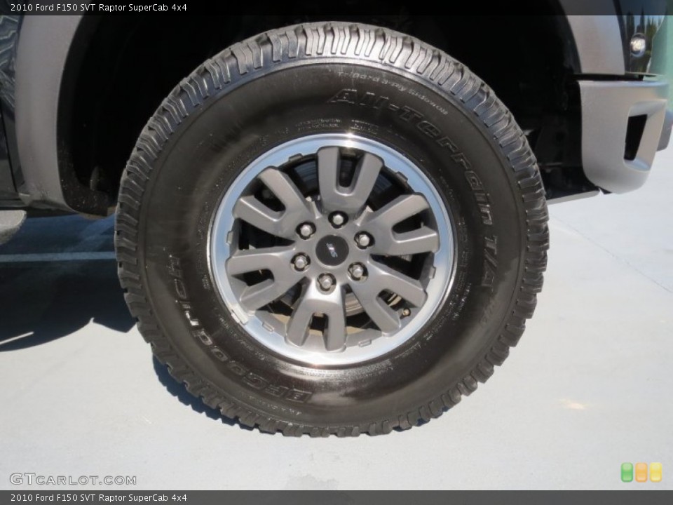 2010 Ford F150 SVT Raptor SuperCab 4x4 Wheel and Tire Photo #70655944