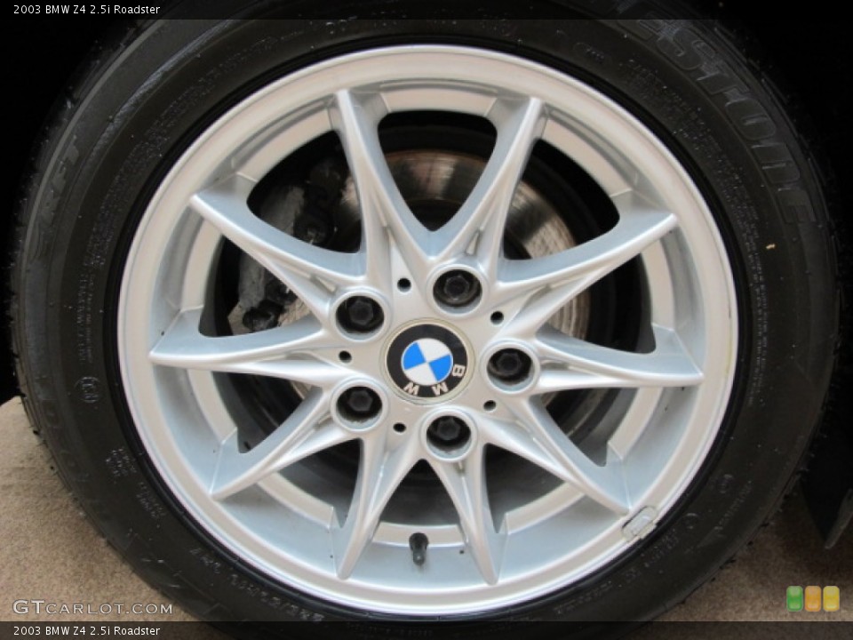 2003 BMW Z4 2.5i Roadster Wheel and Tire Photo #70665481