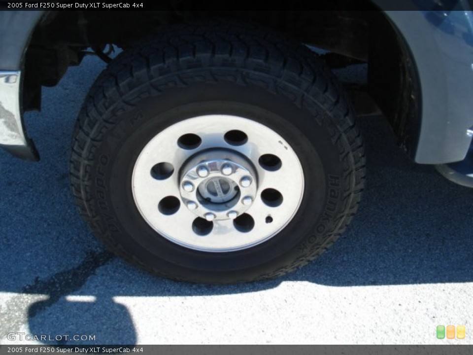 2005 Ford F250 Super Duty XLT SuperCab 4x4 Wheel and Tire Photo #70665930