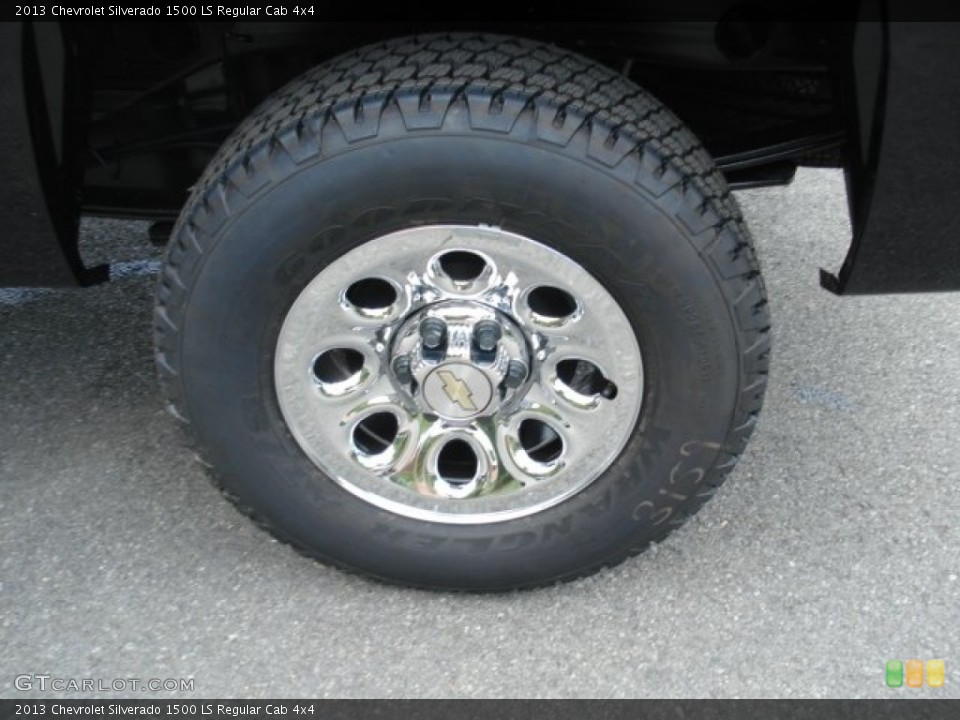 2013 Chevrolet Silverado 1500 LS Regular Cab 4x4 Wheel and Tire Photo #70677349
